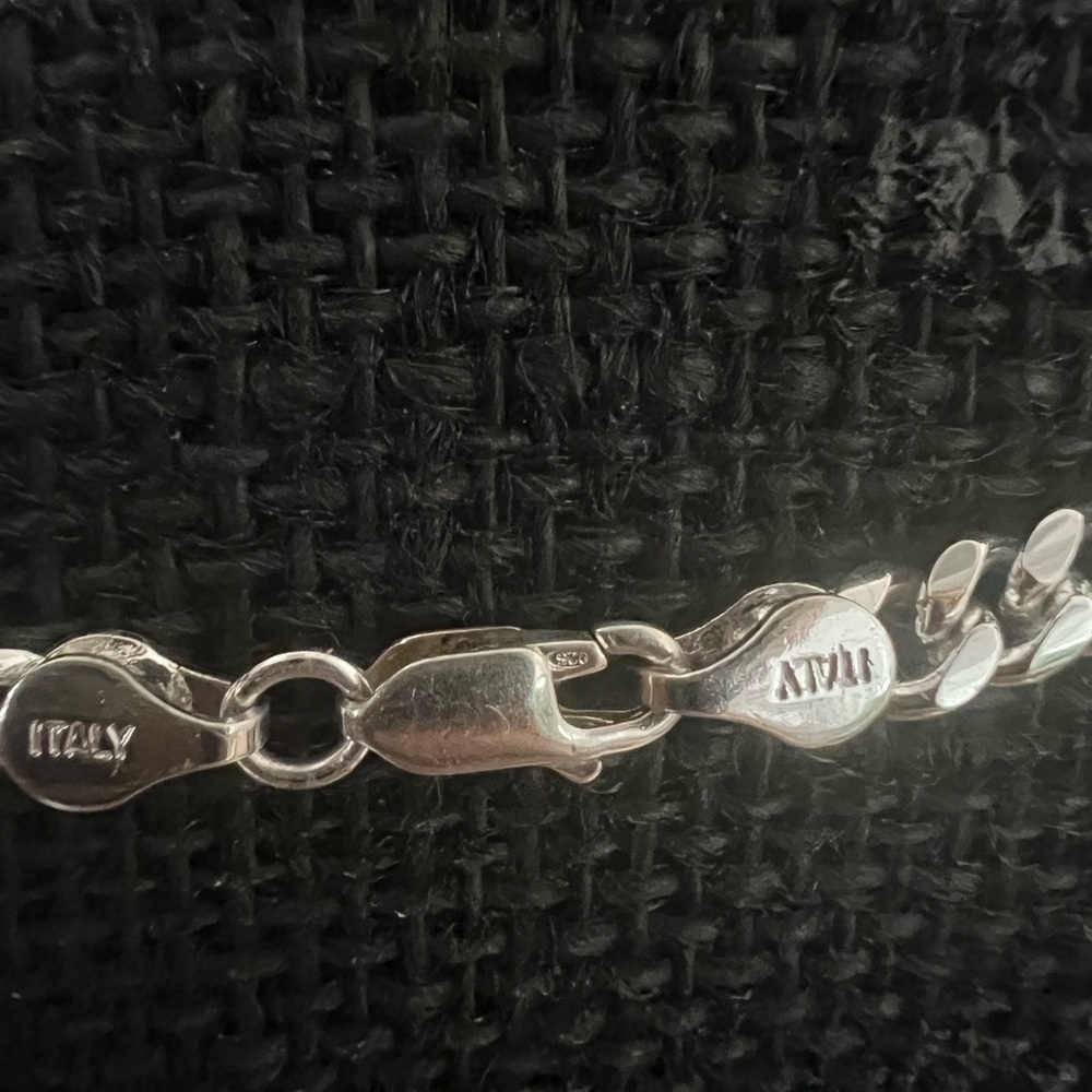 Alan K millefiori sterling silver necklace - Picture 4 of 8